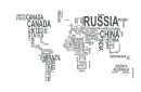 custom map wall decal